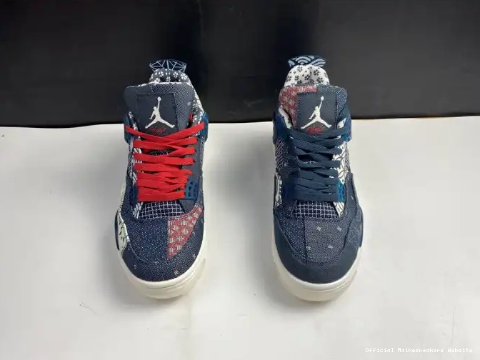 Official Maikesneakers 4 Sashiko Retro SE CW0898-400 Jordan Air 0529